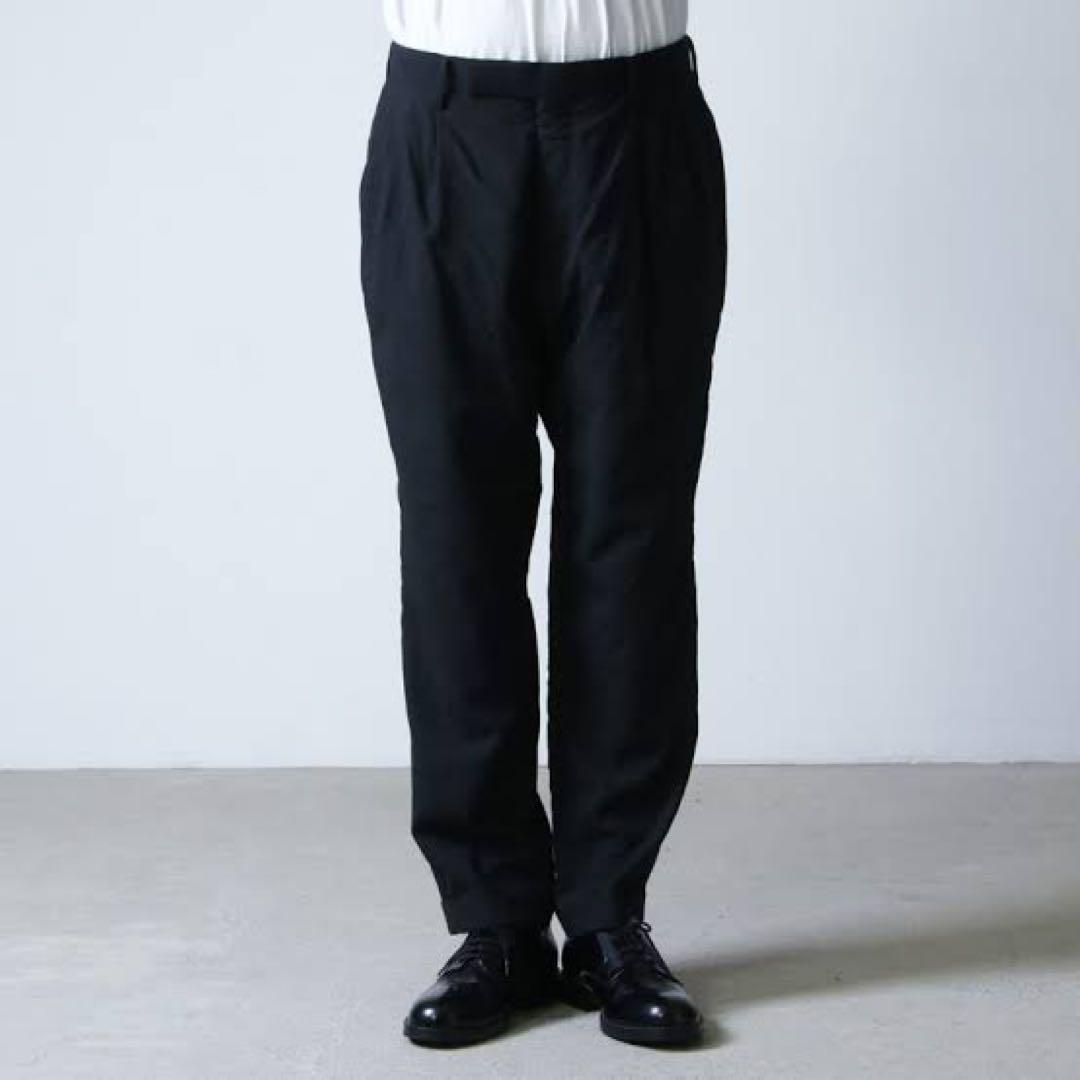 COMOLI ウール 2タックパンツ 21ss