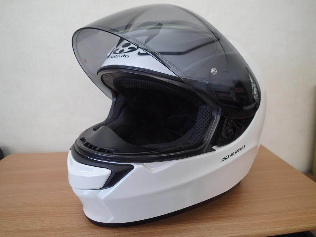 Kabuto フルフェイスヘルメット シューマ　パールホワイト Mサイズ