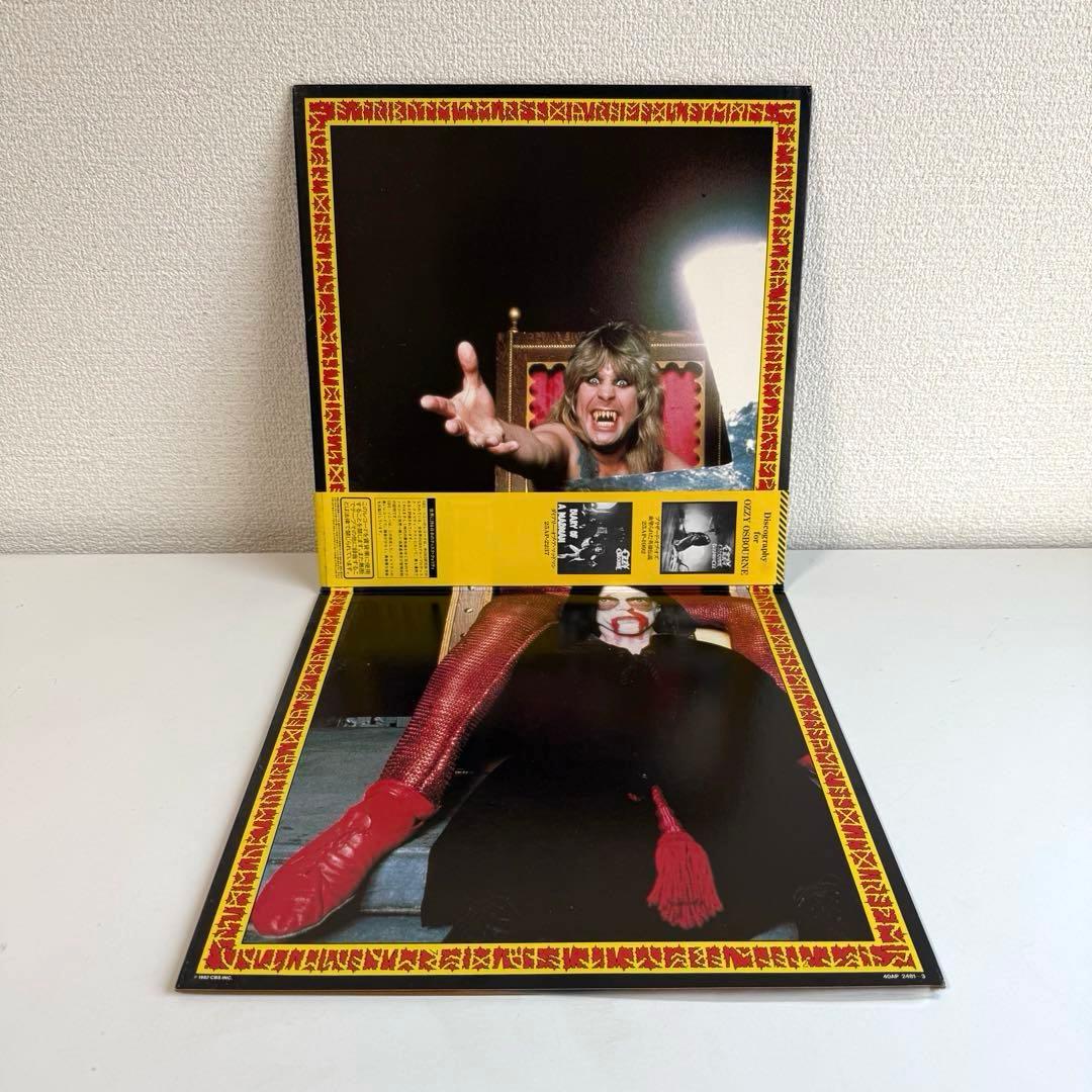 オジー・オズボーン 悪魔の囁き 国内盤帯付きレコード ランディ・ローズ追悼盤