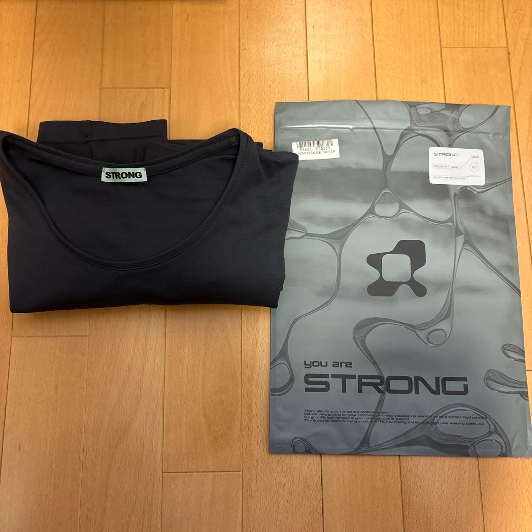 STRONG PACK TEE グレー M サイズ ours