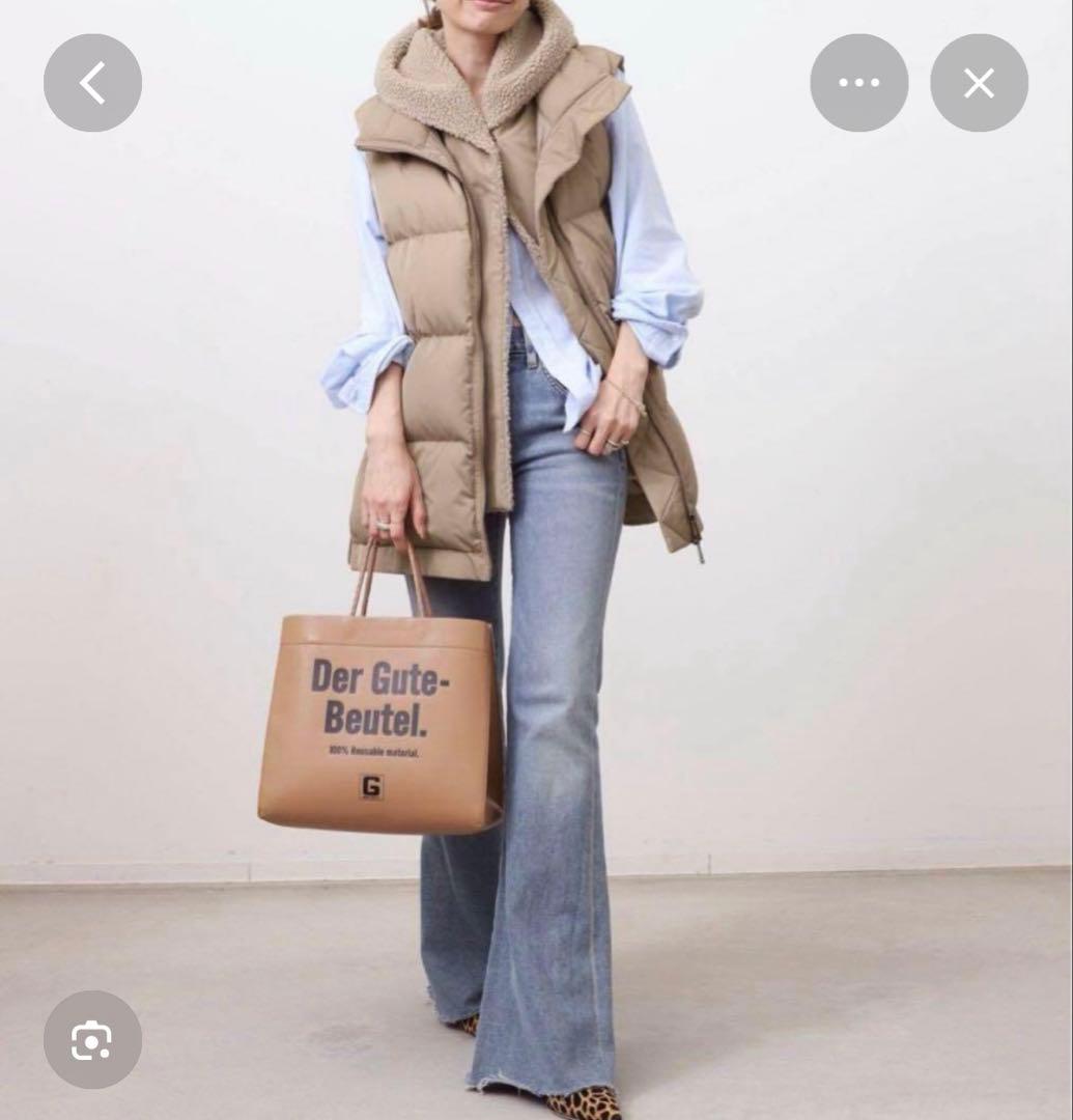 アパルトモン　ルーアンドレア　ダウンベスト　ベージュ