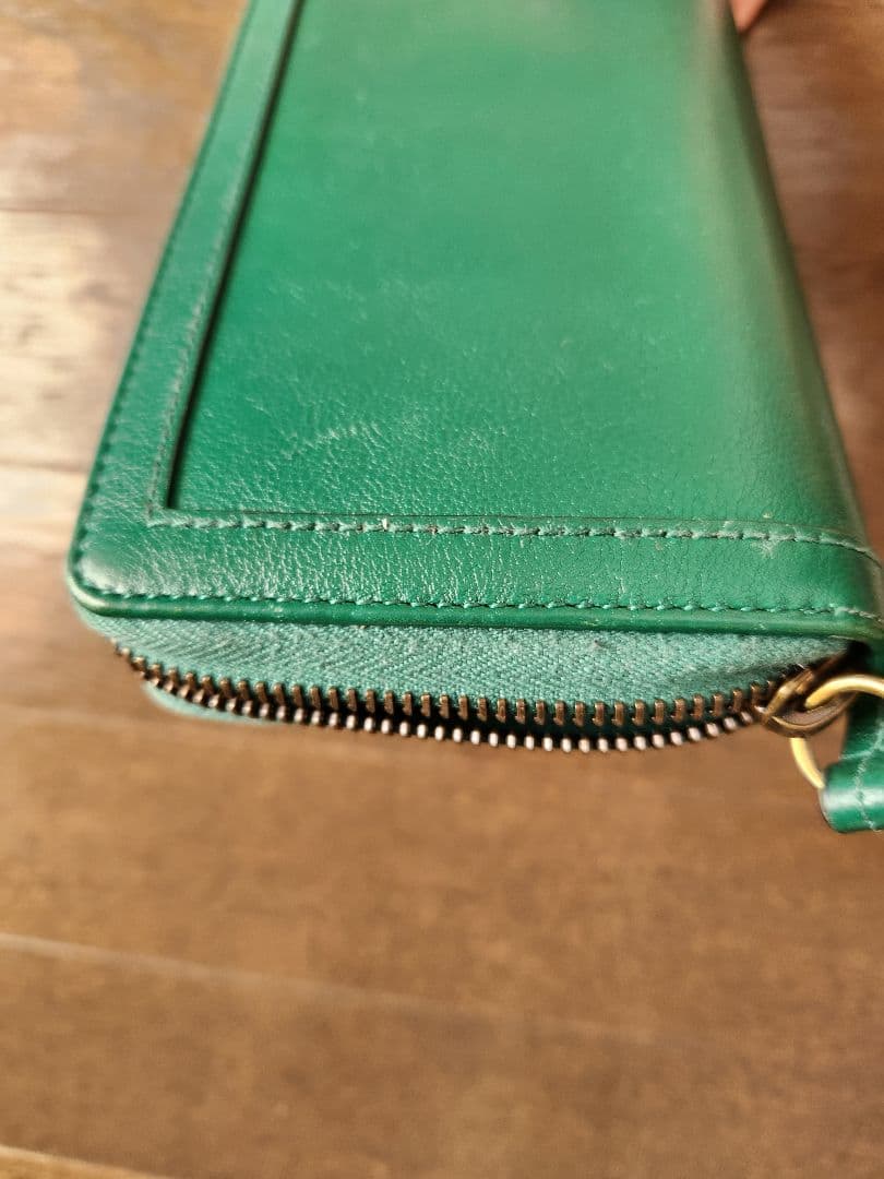 GUCCI　バンブー長財布　グリーン