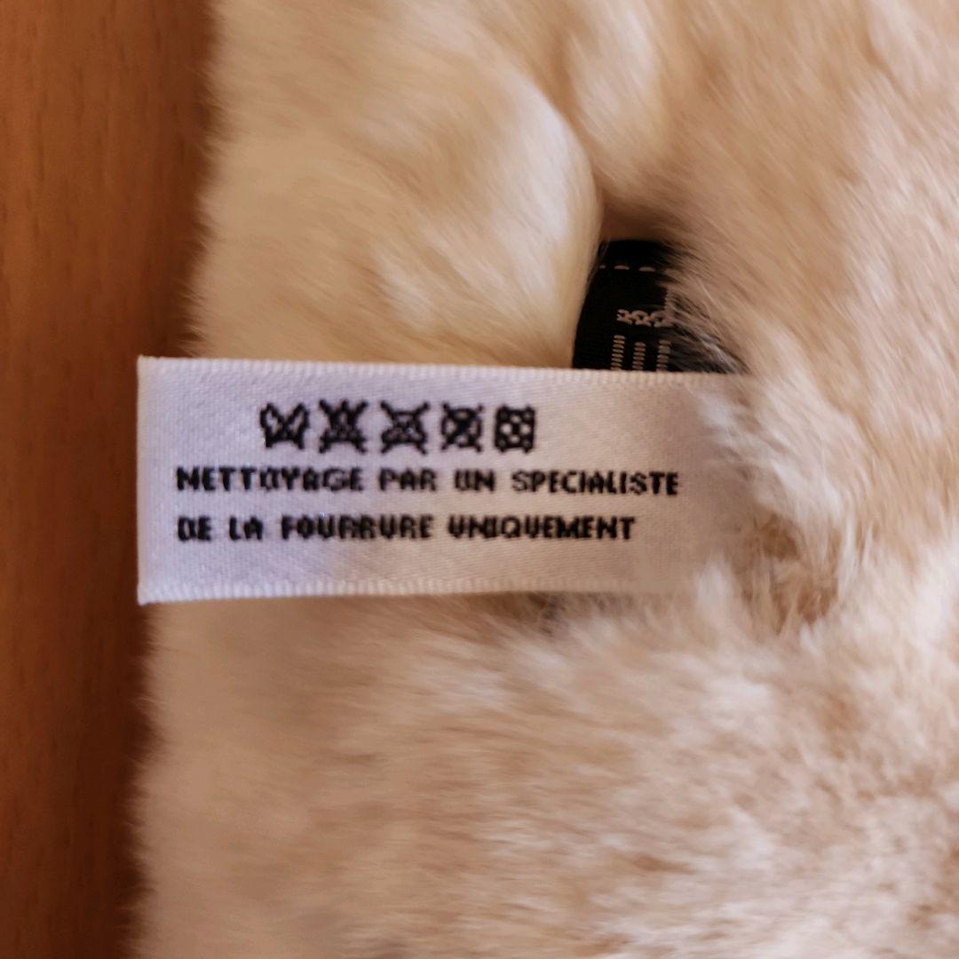 CHANEL シャネル マフラー ラビットファー 白色