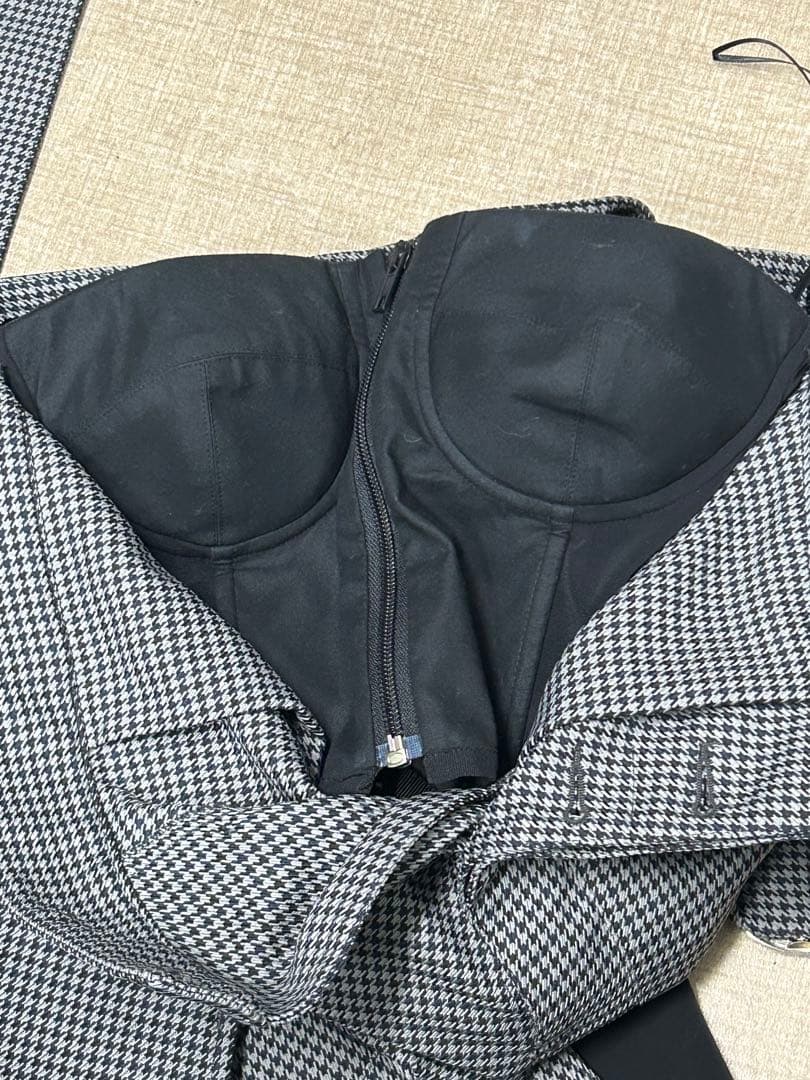 MAISON MARGIELA メゾンマルジェラ　ハウンドトゥースワンピース