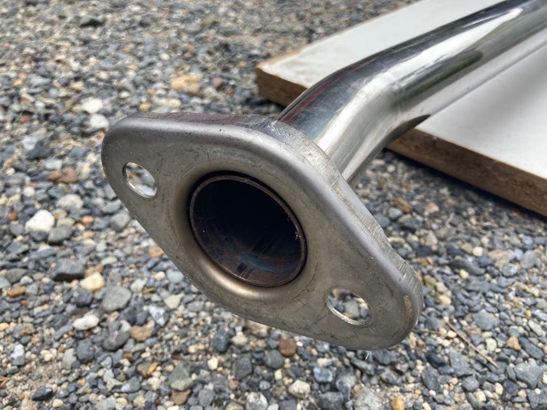 美品 メーカー不明 C系アルトワークス フロントパイプ ストレート 直管