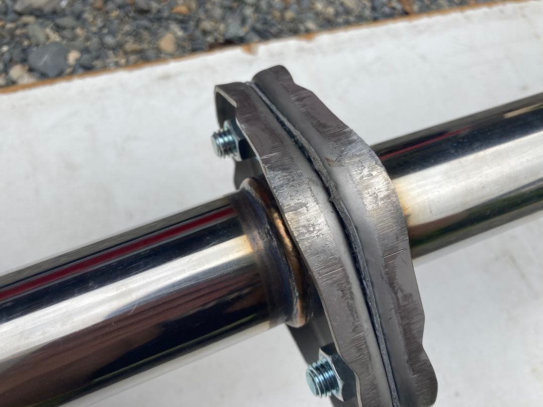 美品 メーカー不明 C系アルトワークス フロントパイプ ストレート 直管