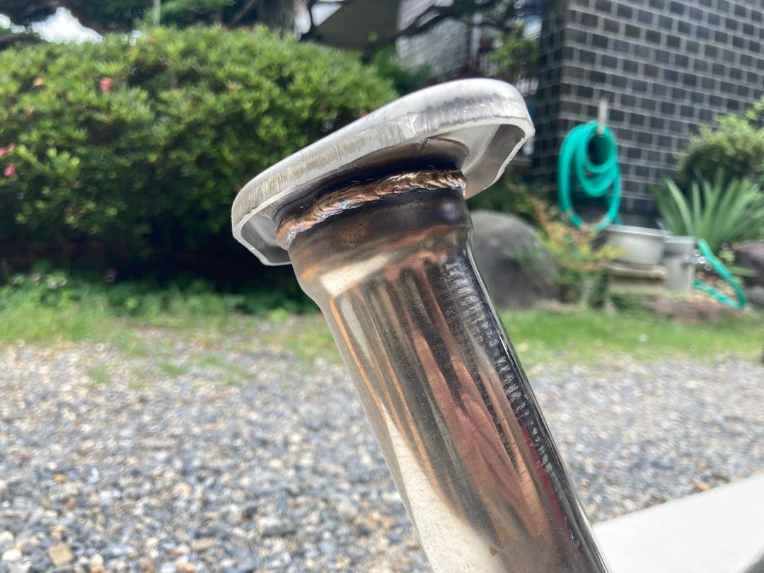 美品 メーカー不明 C系アルトワークス フロントパイプ ストレート 直管