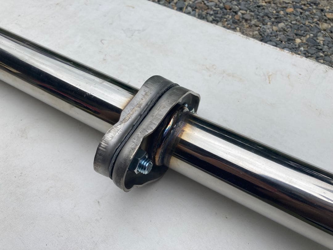 美品 メーカー不明 C系アルトワークス フロントパイプ ストレート 直管