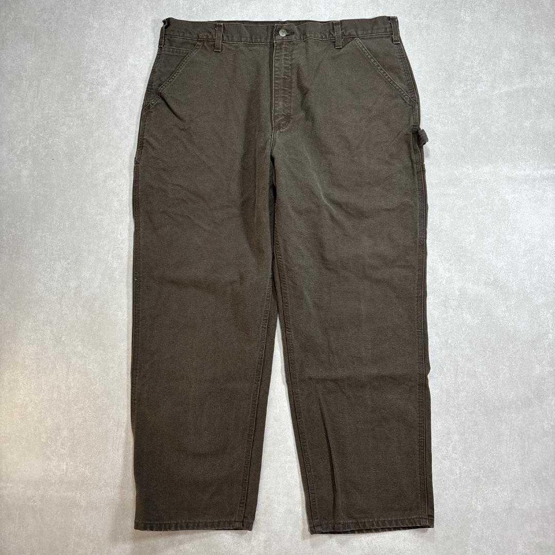カーハート　ダックペインターパンツ　ブラウン　ビックサイズ　W40 L30