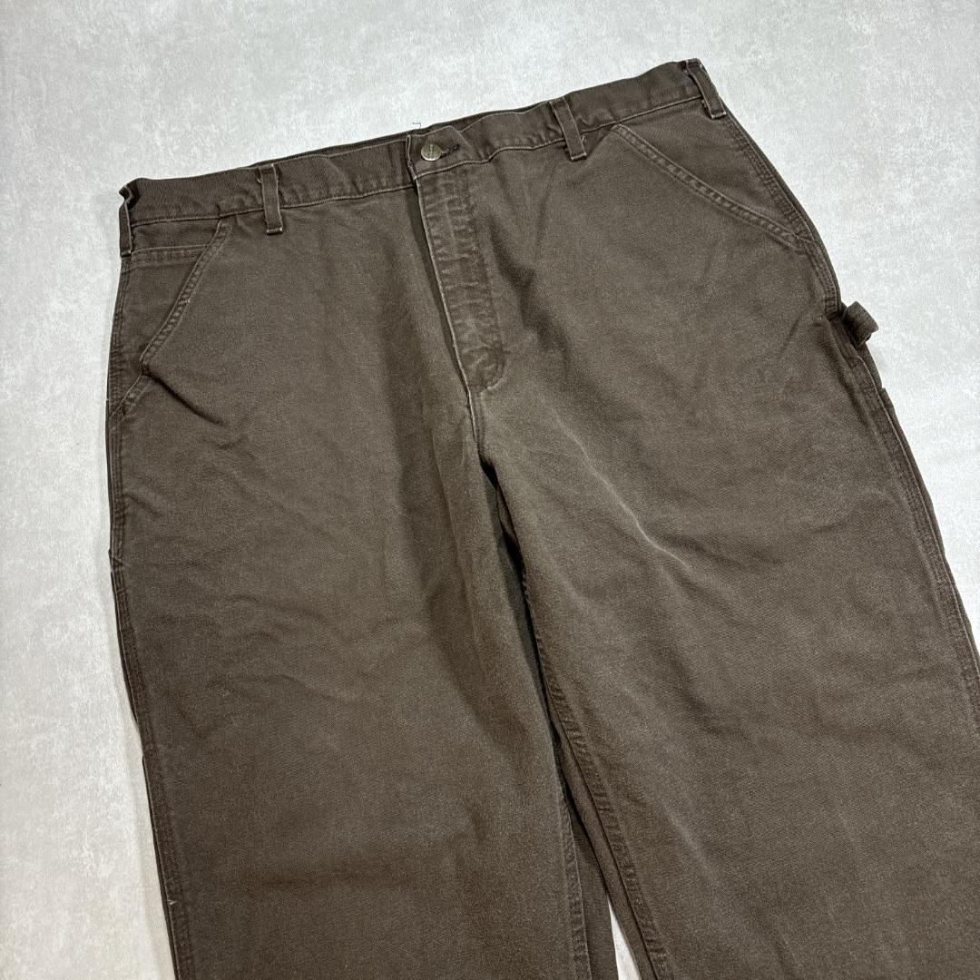 カーハート　ダックペインターパンツ　ブラウン　ビックサイズ　W40 L30