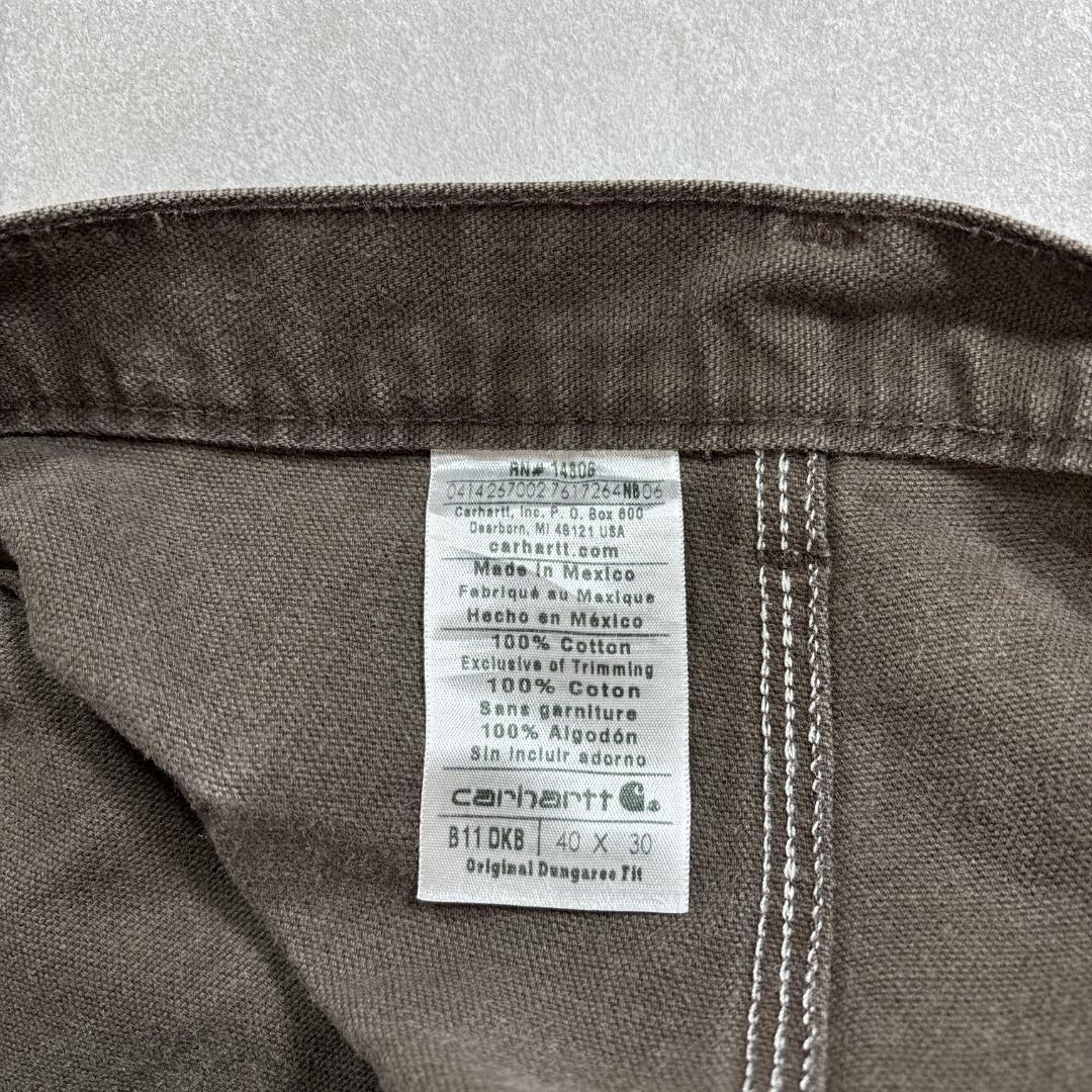 カーハート　ダックペインターパンツ　ブラウン　ビックサイズ　W40 L30