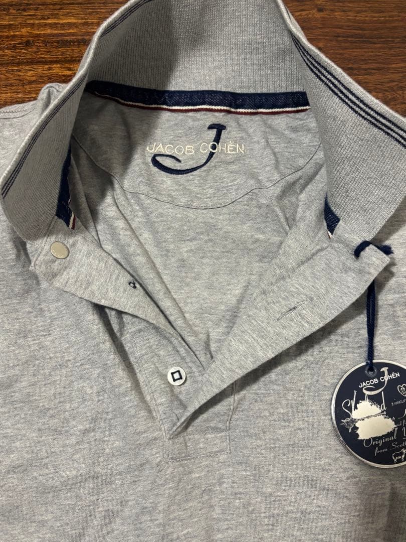 ヤコブコーエン　長袖ポロシャツ　ラルディーニ収納袋付き