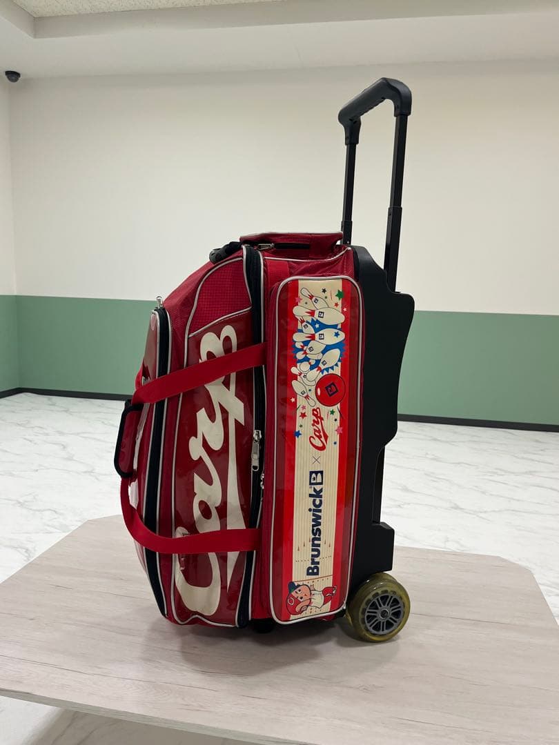 広島県限定商品カープロゴ入りボウリングバック中古品