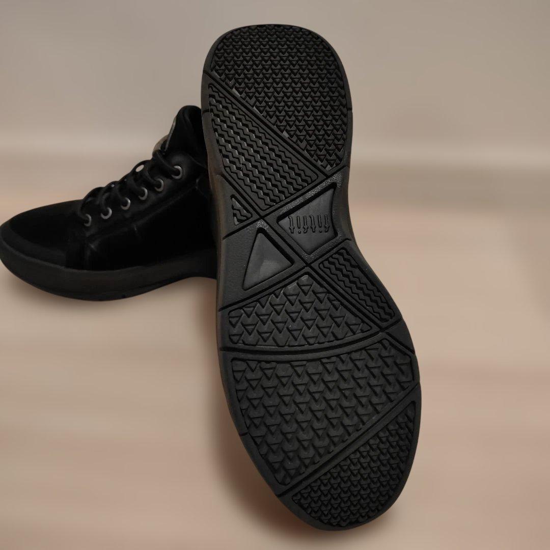 撥水ハンズフリースニーカー651 （ブラック×ブラック）　fitfit