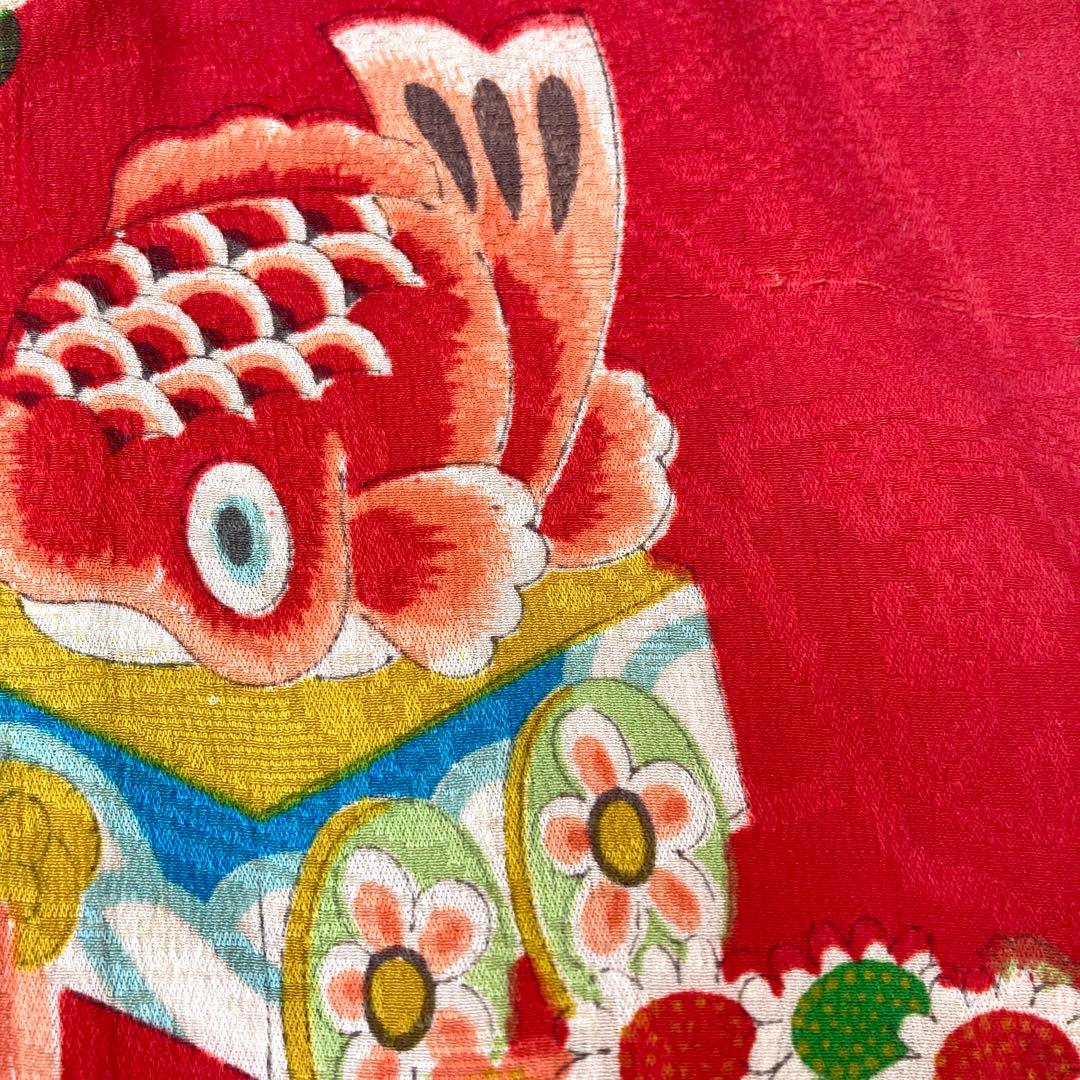 アンティーク　女の子　子供着物　アンティーク着物　七五三　NO6