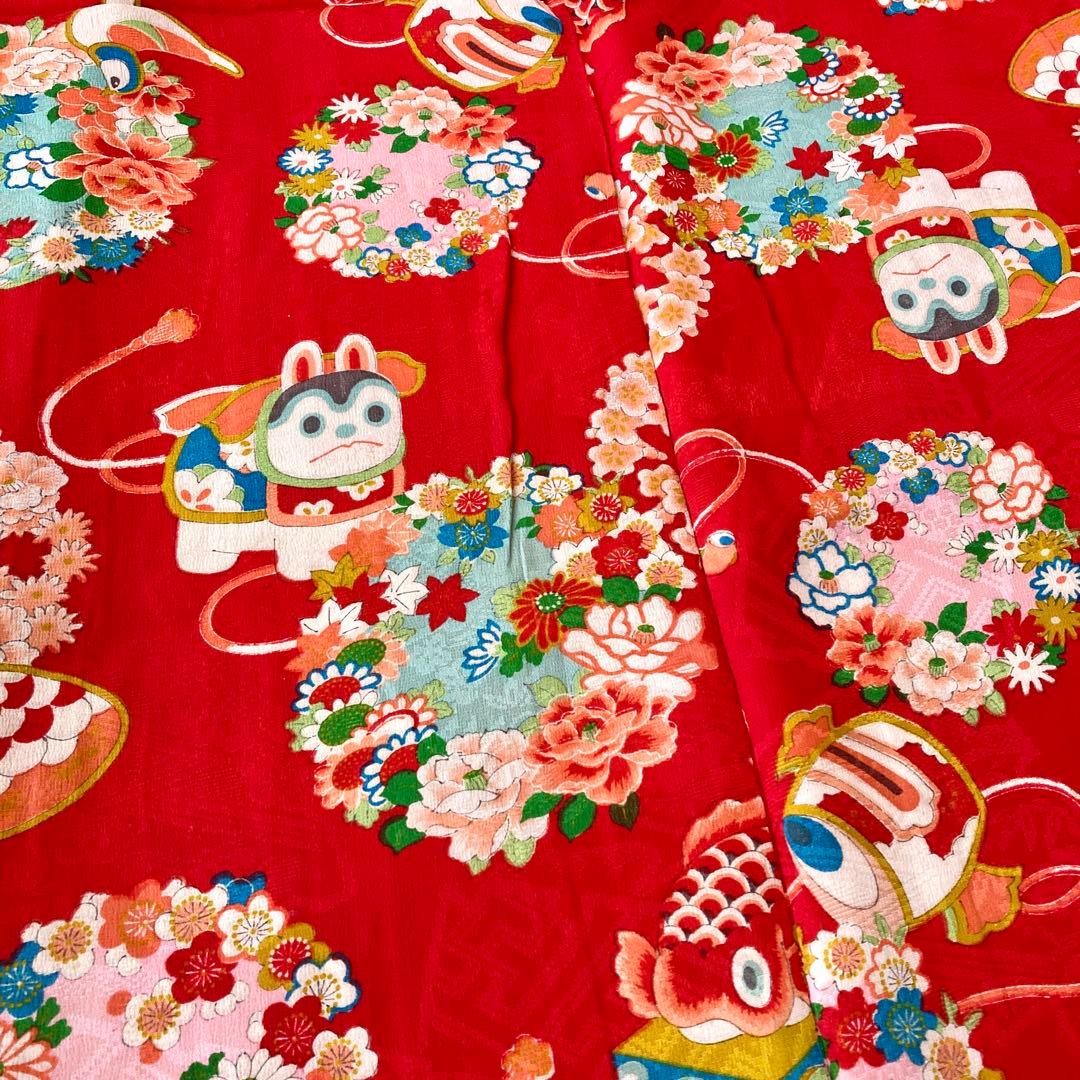 アンティーク　女の子　子供着物　アンティーク着物　七五三　NO6