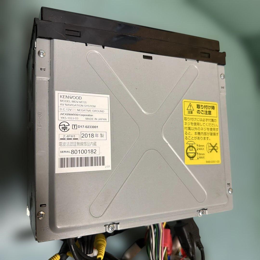 ケンウッド MDV-M705 地図データ 2018