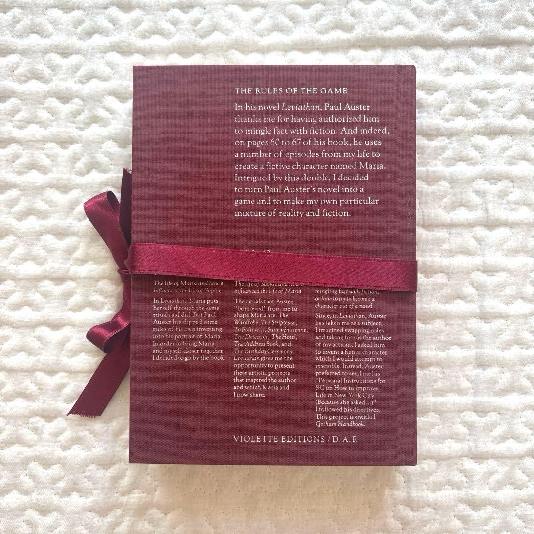 作品集　Double Game / Sophie Calle ソフィ・カル