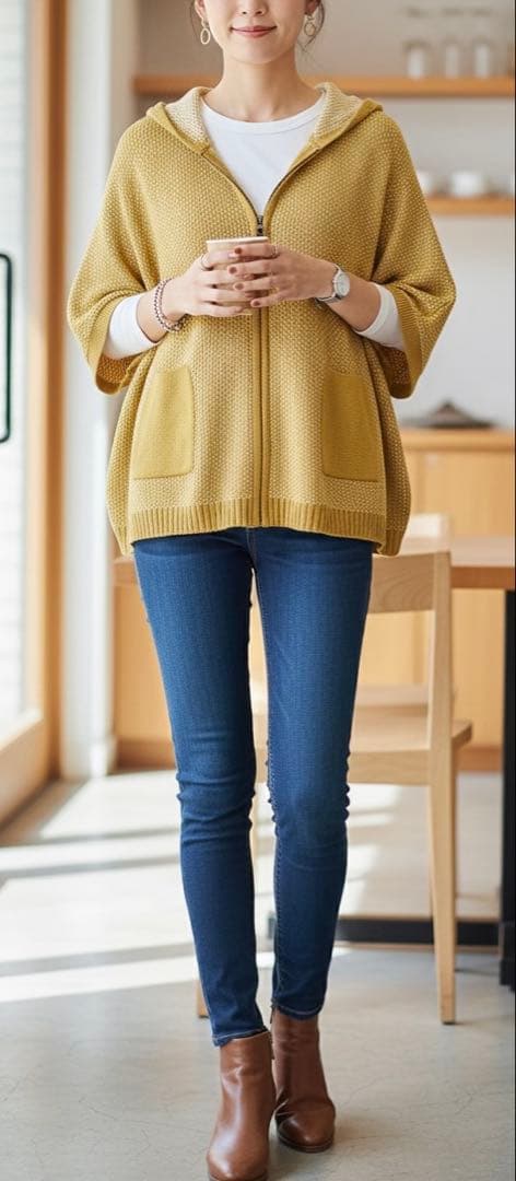 ちーママ様バーバリーブルーレーベル 激レア ポンチョ 美品