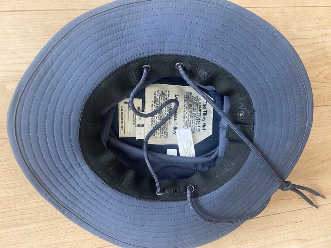 【美品】Tilley ティリーエアフローハット ネイビー　サイズ７