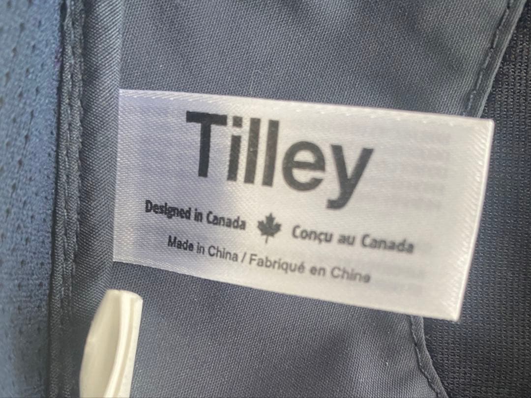 【美品】Tilley ティリーエアフローハット ネイビー　サイズ７