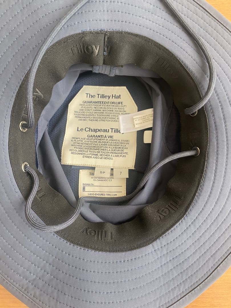 【美品】Tilley ティリーエアフローハット ネイビー　サイズ７