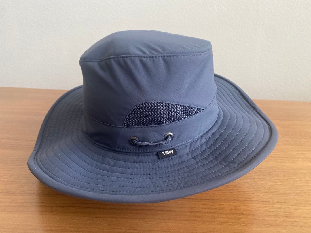 【美品】Tilley ティリーエアフローハット ネイビー　サイズ７