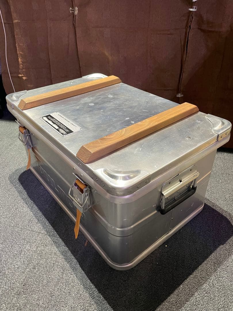 DULTON ダルトン　アルミコンテナ Mサイズ　旧型　廃盤品　改造　パンチング