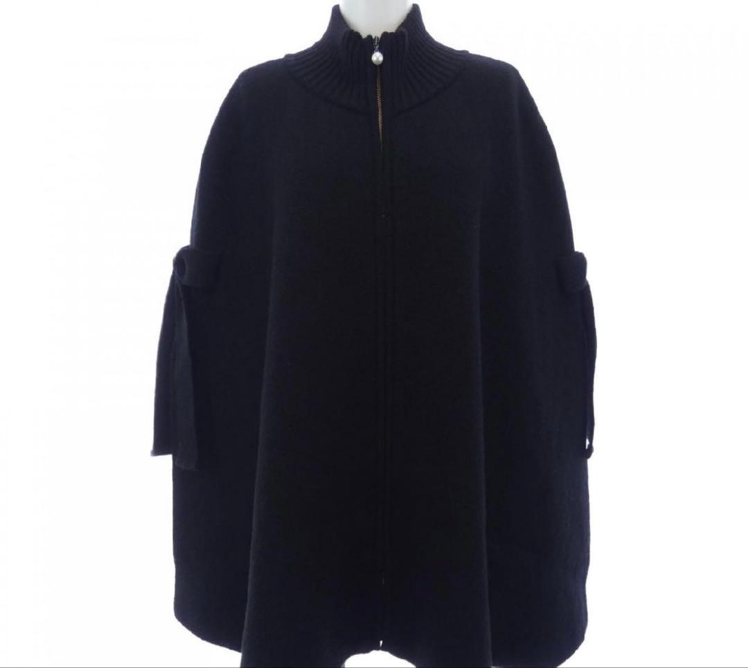 Rene ケープポンチョニット　ブラック　Ｆ