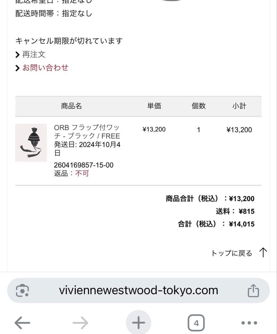 vivienne westwood ビーニー