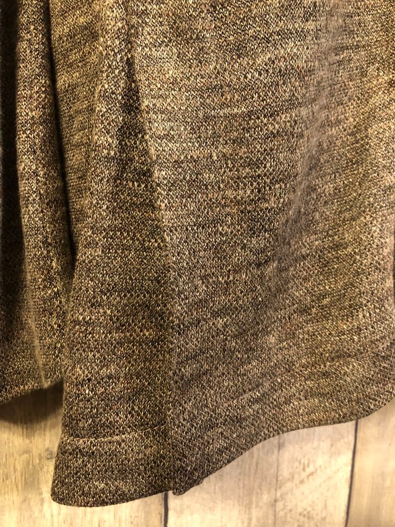 新作チルコロ CIRCOLO ストレッチ ジャージ ジャケット リネン ブラウン