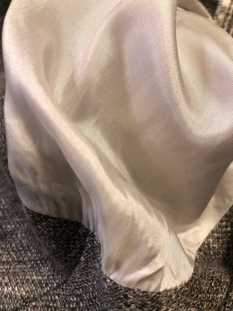 新作チルコロ CIRCOLO ストレッチ ジャージ ジャケット リネン ブラウン