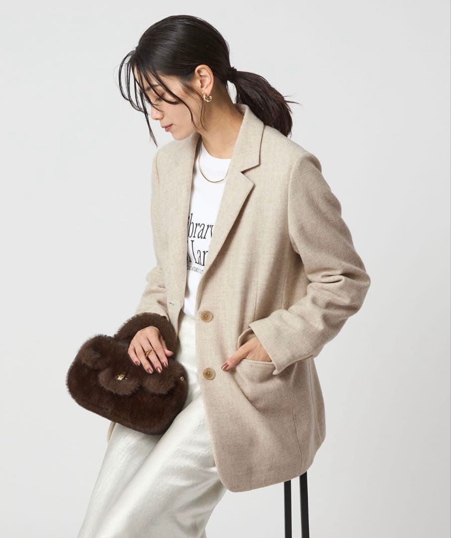 ウーリーテーラード ジャケット green label relaxing