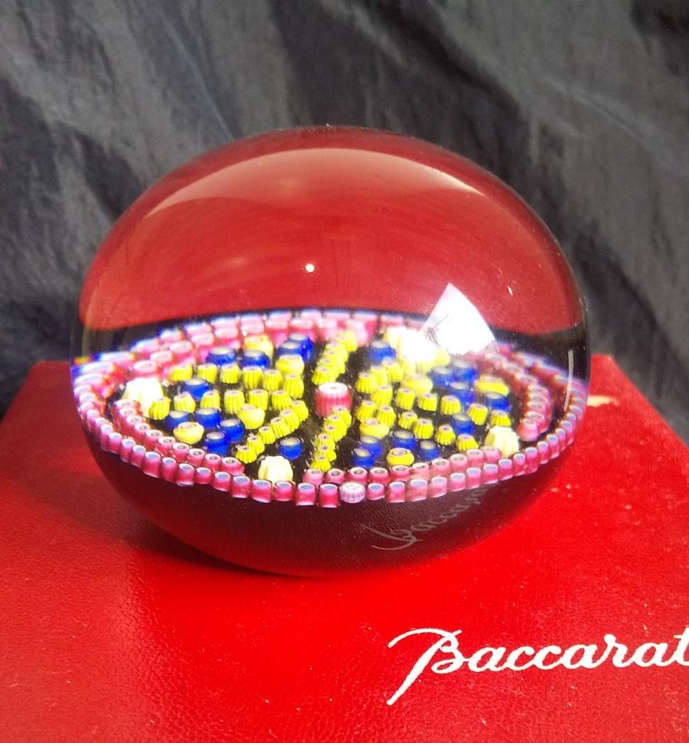 バカラ　BACARRAT　ペーパーウエイト　1990年　200/132