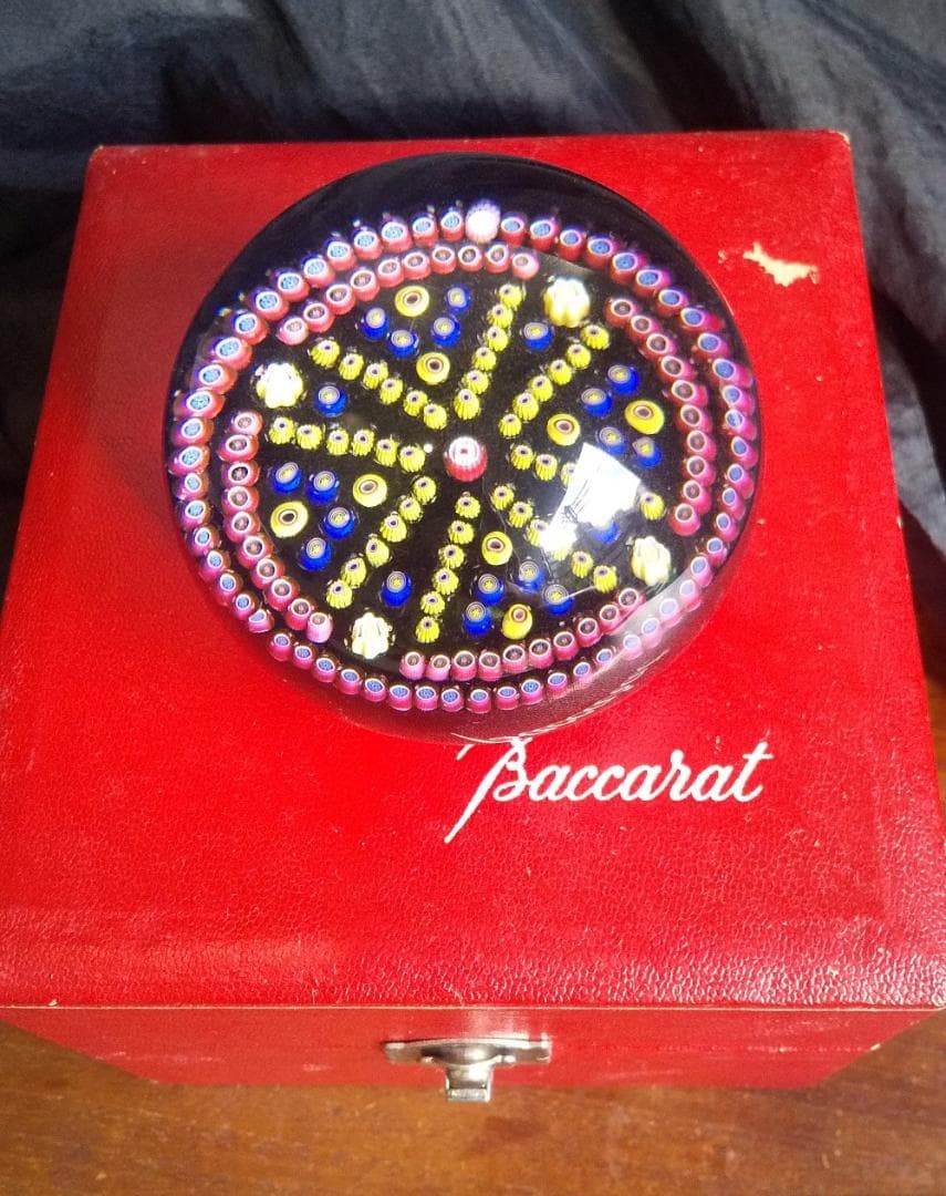 バカラ　BACARRAT　ペーパーウエイト　1990年　200/132