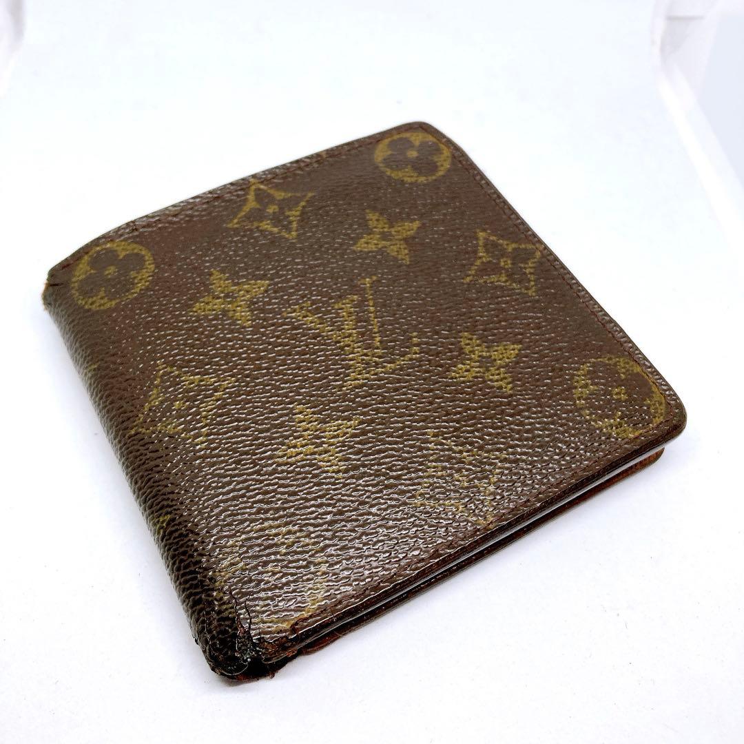868 ルイヴィトン モノグラム　長財布　折り財布　マルコ