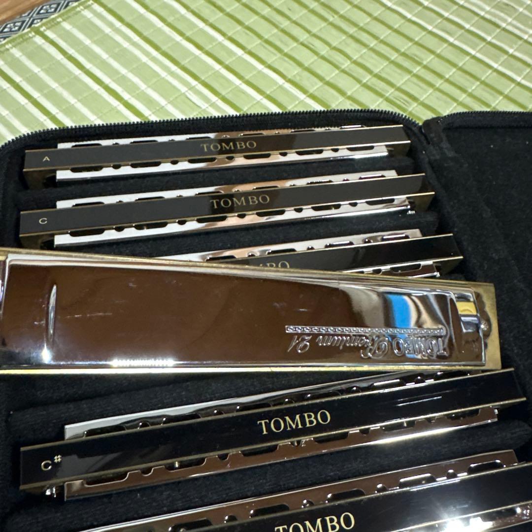 トンボ　プレミアム　21 7本セット　ハーモニカ　楽器