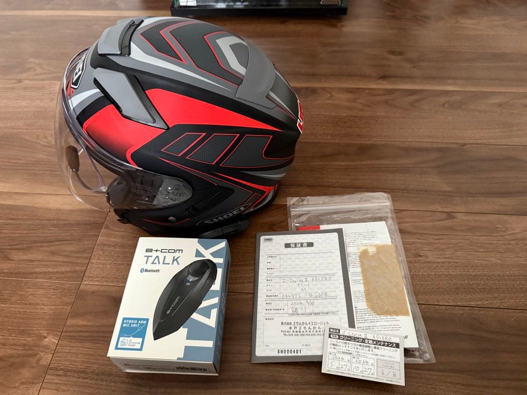 SHOEI J-Cruise II B-COM TALK付【PS認証有】