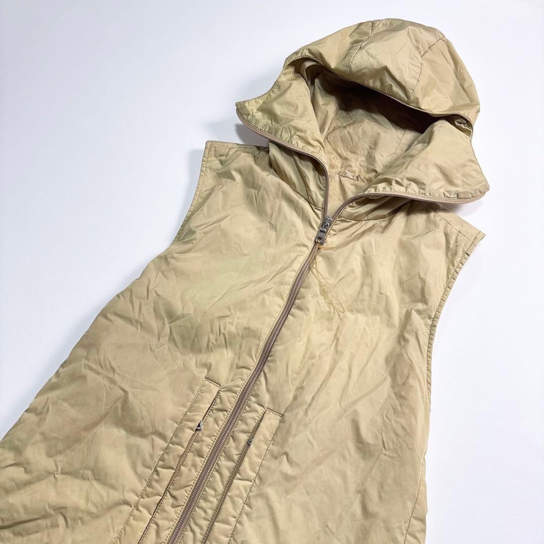 PRADA プラダ ベスト レディース ブラウン カーキ Mサイズ