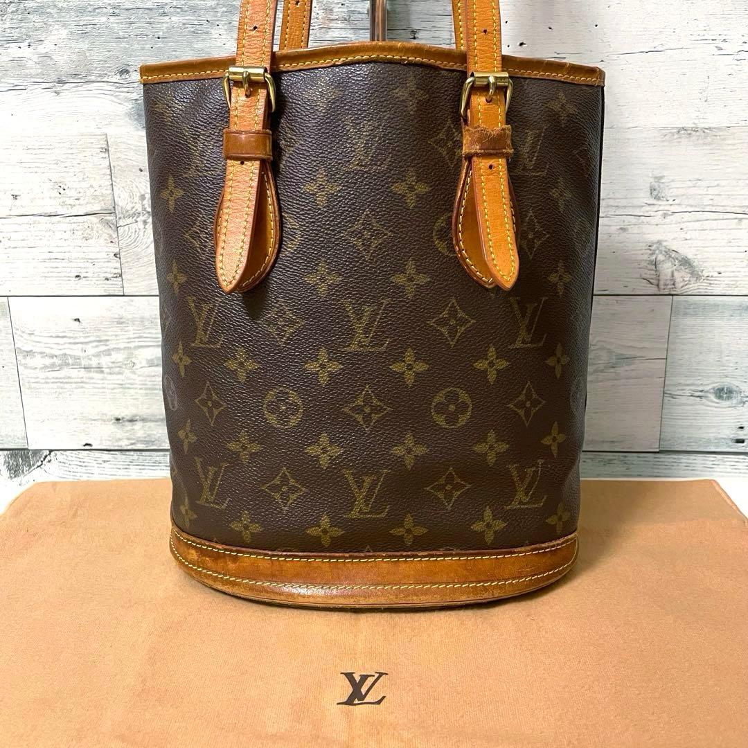 施雅英【状態考慮】LOUIS VUITTON プチバケットPM リペア済