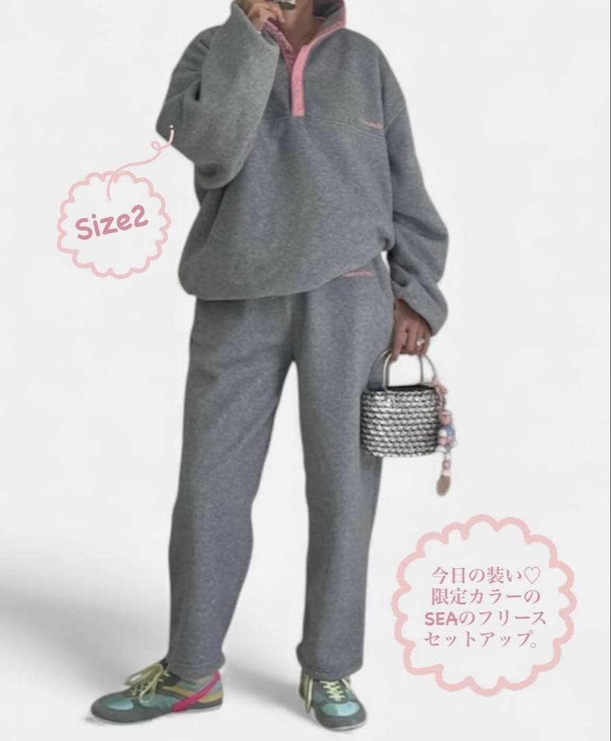 SEA フリースプルオーバー