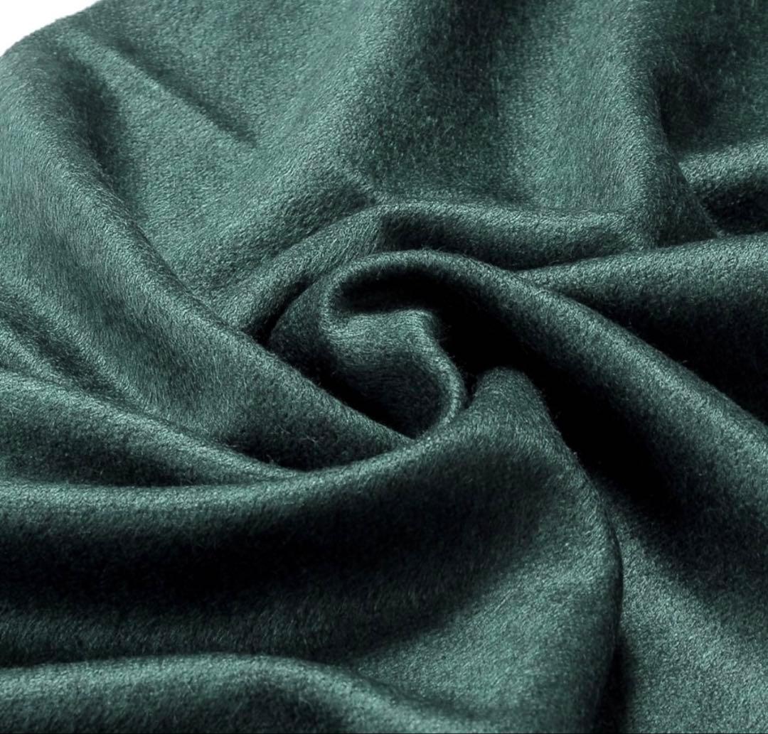 【着用1回】ピアチェンツァ シルクカシミヤ 高級マフラー 定価2.5万