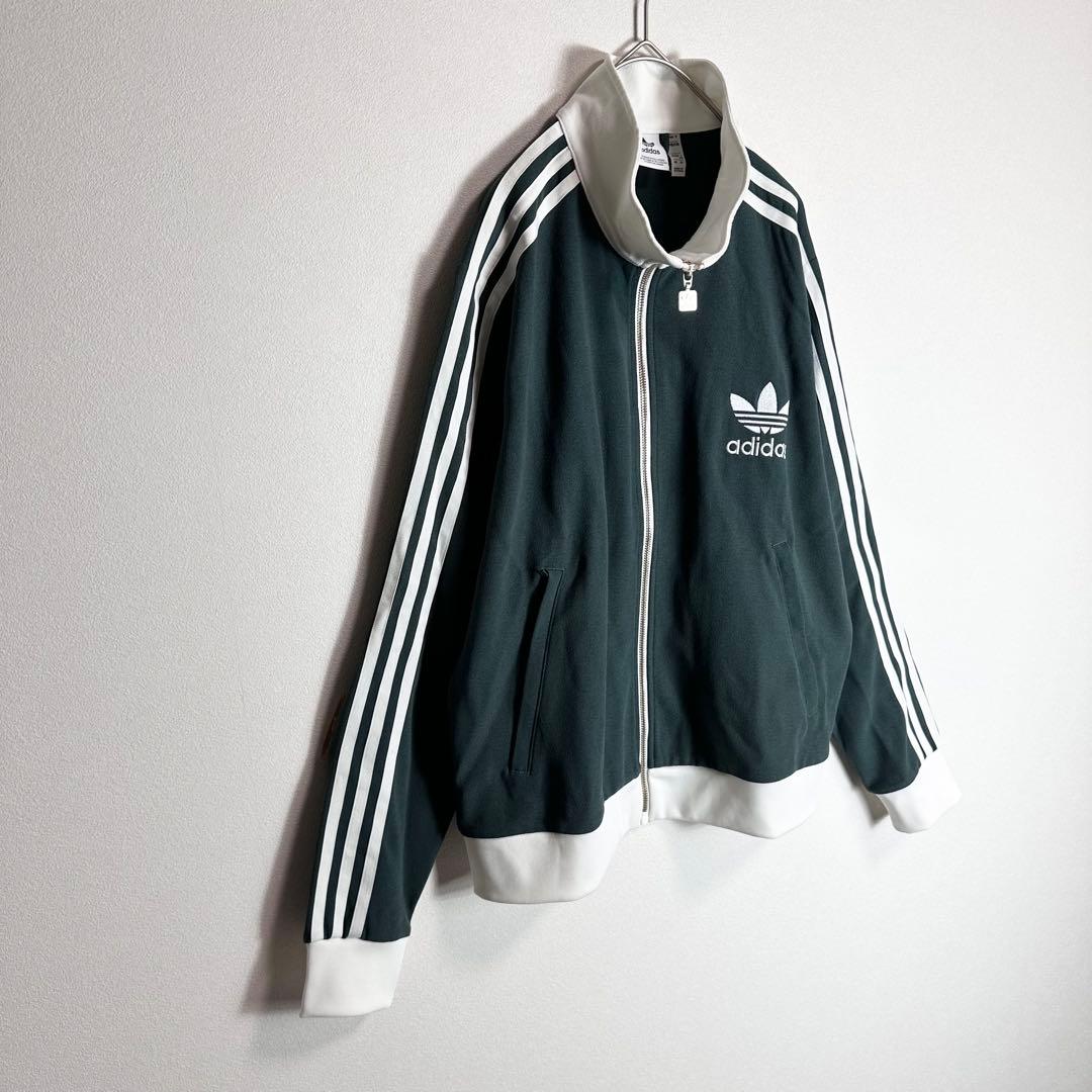 アディダス　ジャージ　ベッケンバウアー　大きいサイズ　バイカラー　y2k 2XL