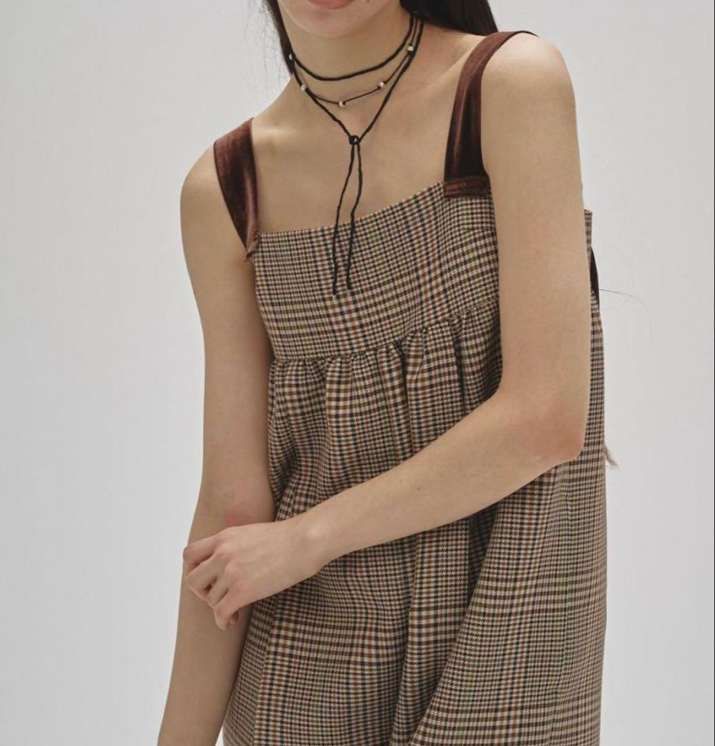 TODAYFUL トゥデイフル Check Wide Combinaison