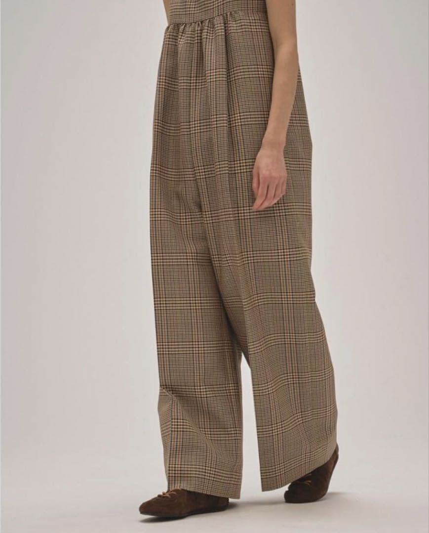 TODAYFUL トゥデイフル Check Wide Combinaison