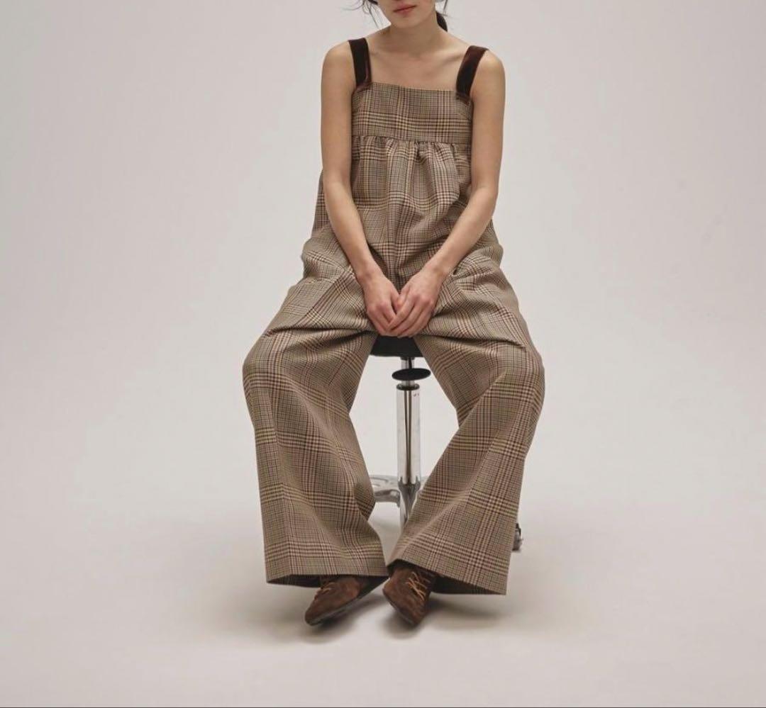 TODAYFUL トゥデイフル Check Wide Combinaison