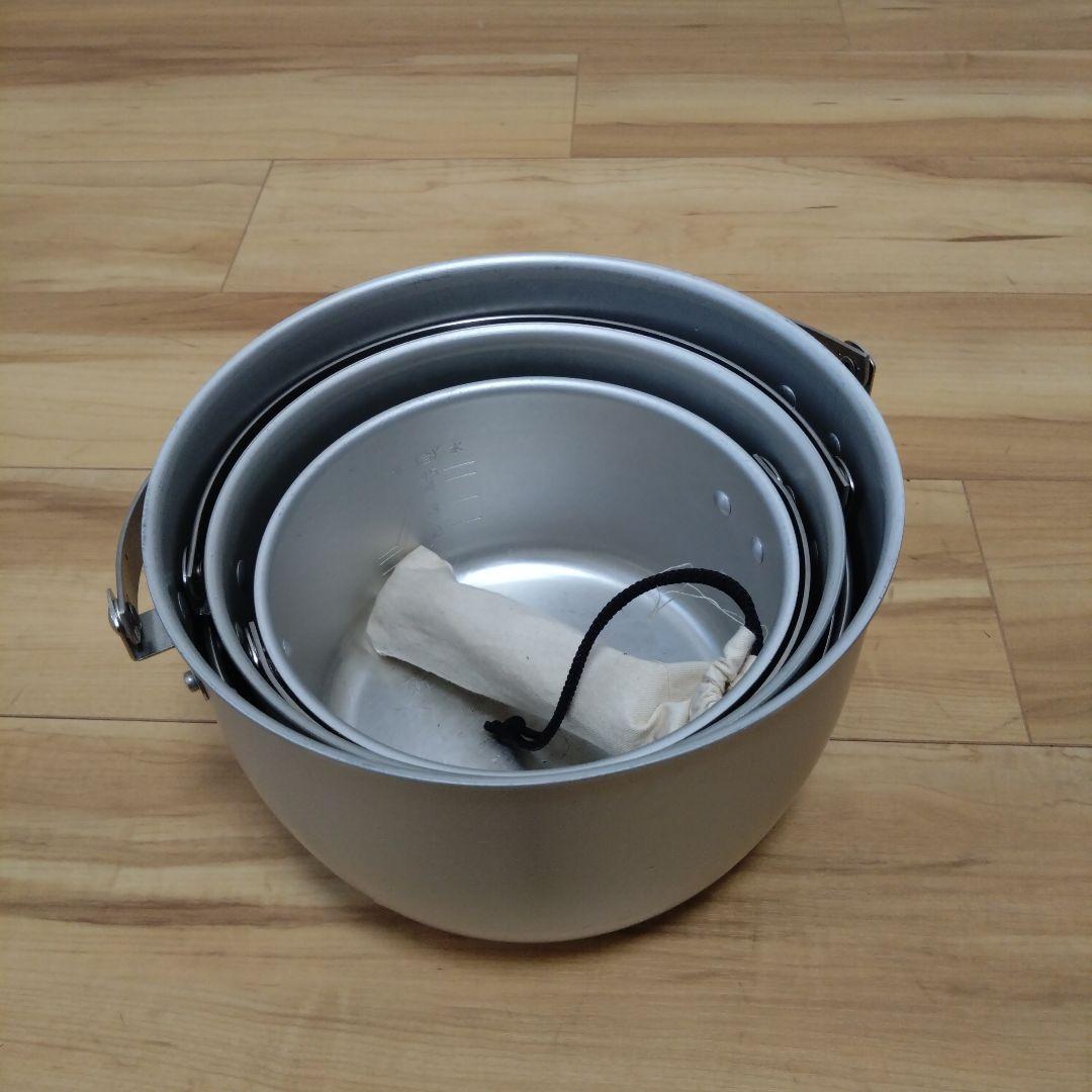 廃盤　スノーピーク　ダイナエッグ　cs-300 鍋フライパンセット+ザル