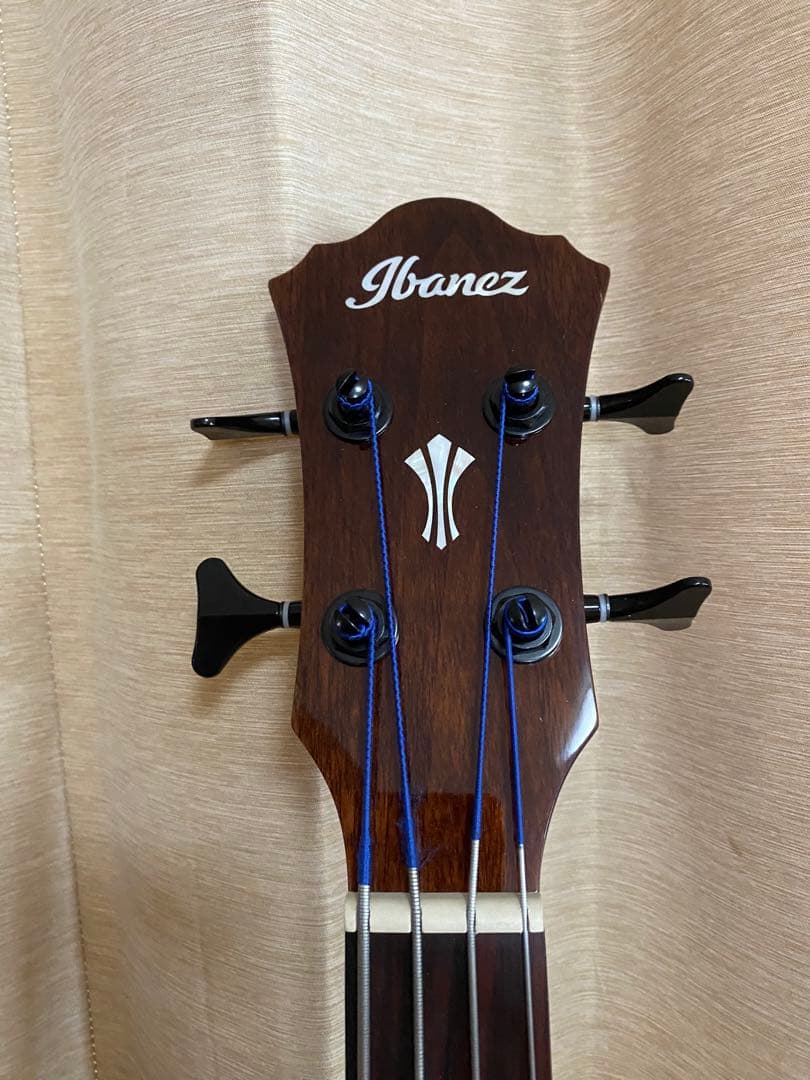 Ibanez アコースティックベース フレットレス　ケース付き