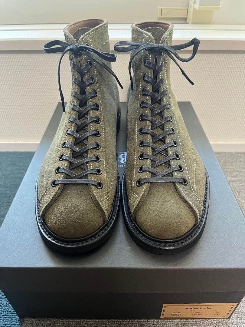 専用【極美品】BROTHER BRIDGE HENRY LEAF SUEDE