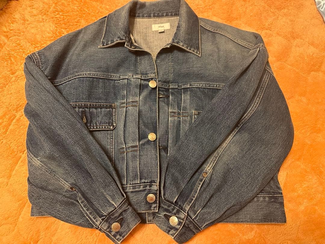 HYKE ハイク　デニムBALLOON SLEEVE DENIM JACKET